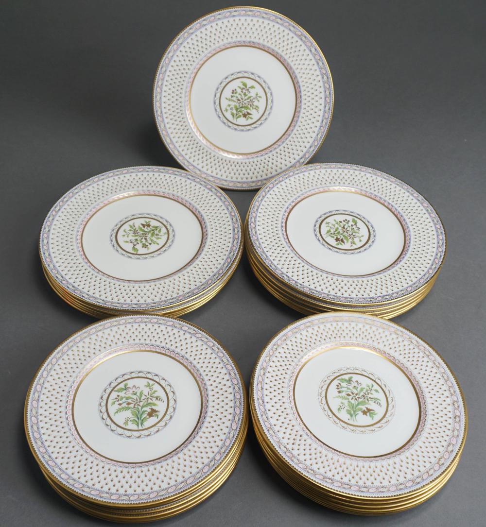 TWENTY-THREE CAULDON PORCELAIN