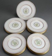 TWENTY-THREE CAULDON PORCELAIN