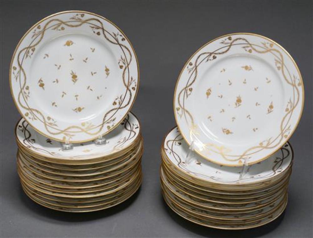 TWENTY-THREE CONTINENTAL GILT