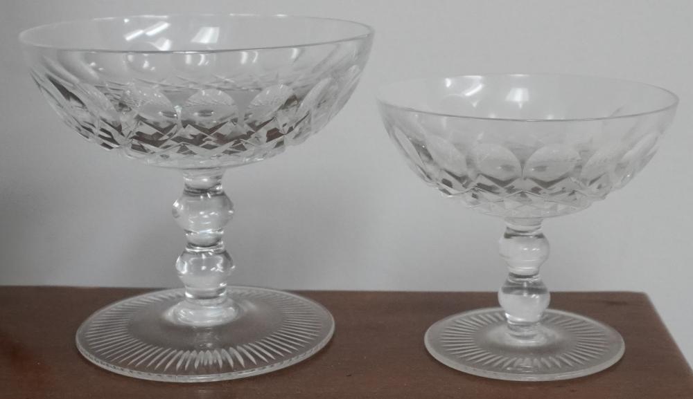 TWENTY-THREE EUROPEAN CUT CRYSTAL