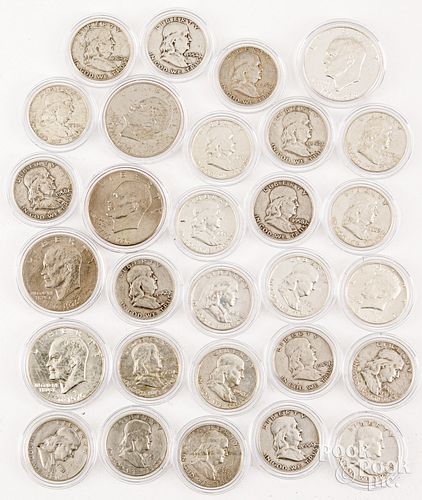 TWENTY THREE FRANKLIN SILVER HALF
