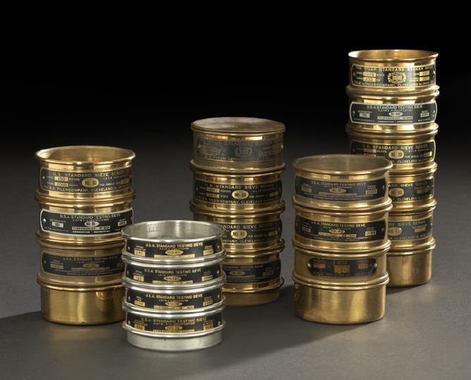Twenty-Three-Piece Set of Brass and