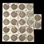 TWENTY-TWO (22) MOSTLY CIRCULA