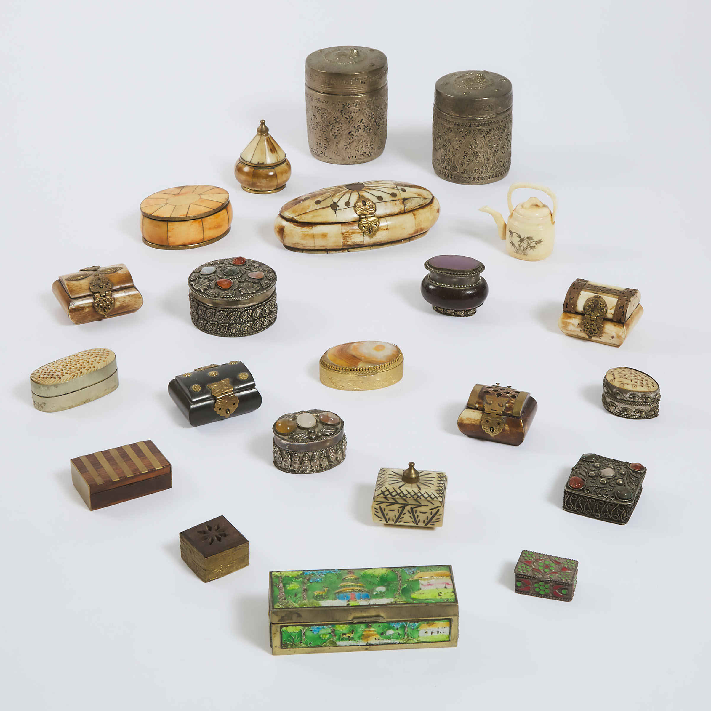 Twenty-Two Asian Boxes of Bone,