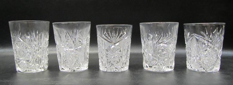 TWENTY-TWO CUT CRYSTAL OLD