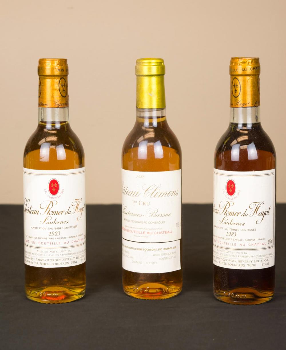 TWENTY-TWO DEMI (HALF BOTTLES) OF