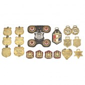 Twenty-two horse brasses,  mai
