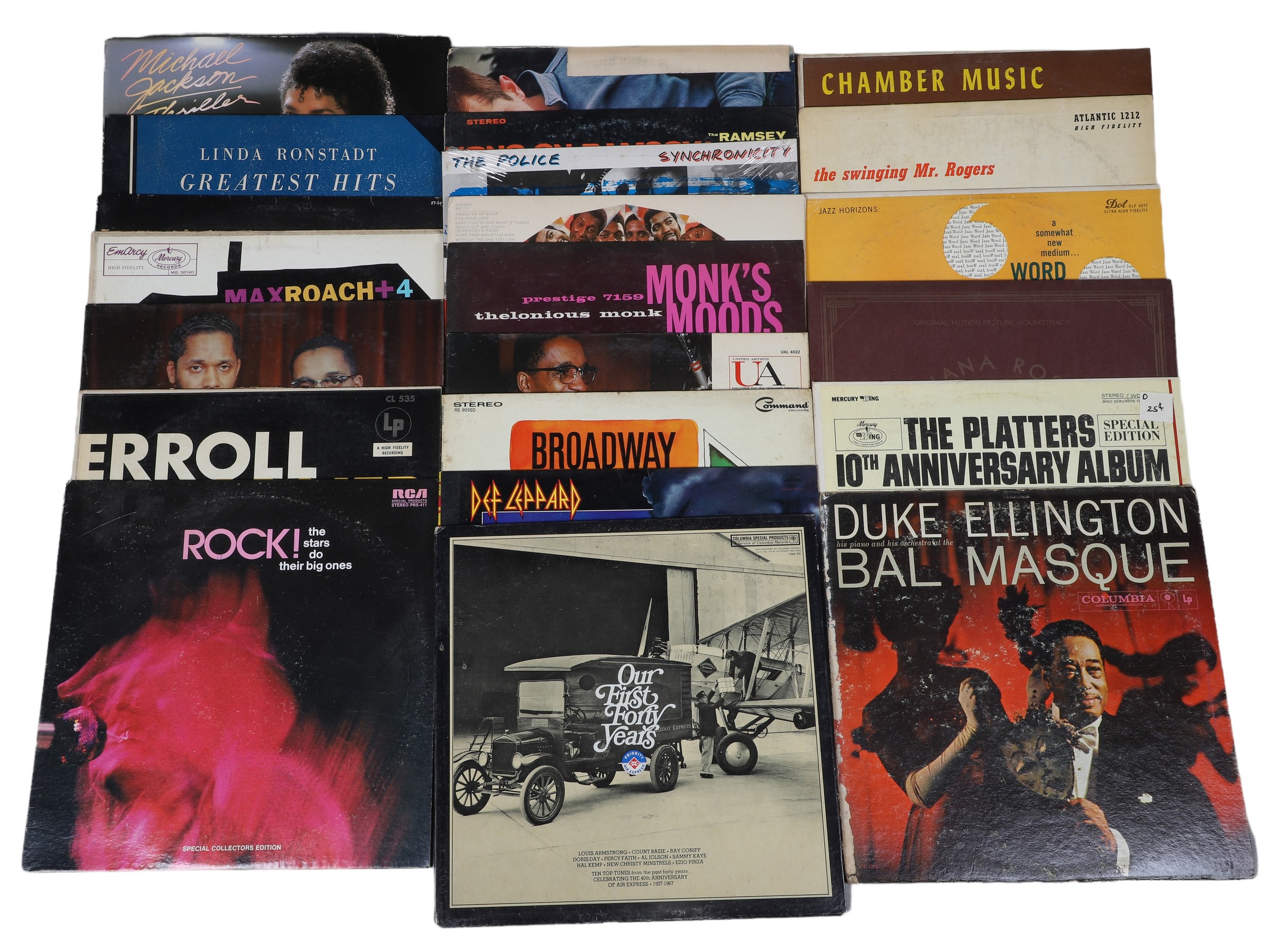 Twenty-two various 33 r.p.m. LP