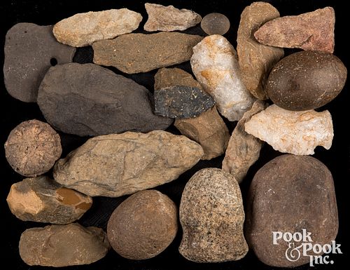 TWENTY VARIOUS STONE