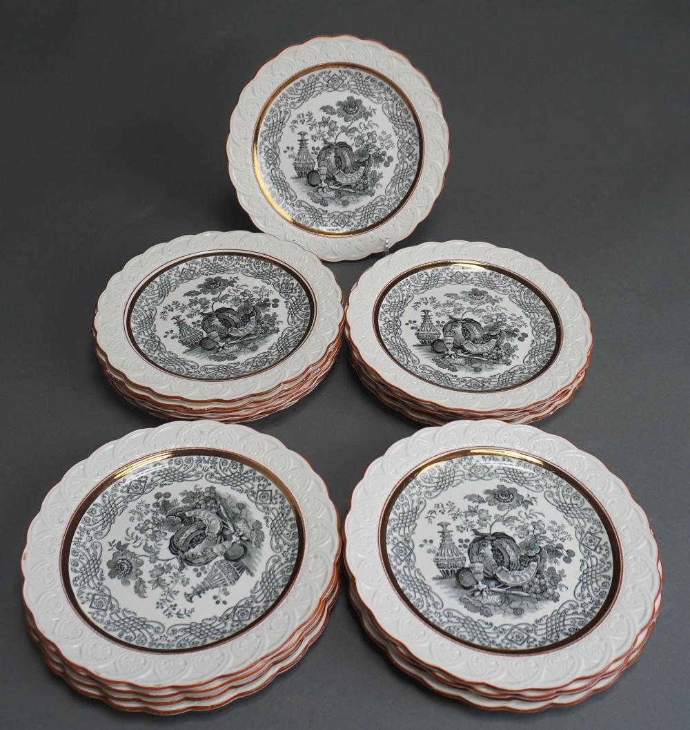 TWENTY WEDGWOOD GRISAILLE