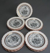 TWENTY WEDGWOOD GRISAILLE TRAN