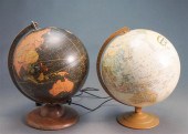TWO 12-INCH DESKTOP GLOBES INC
