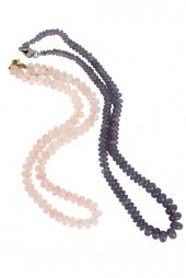 TWO 14 KARAT GOLD & GEM-SET BE