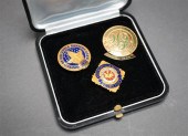 TWO 14-KARAT YELLOW-GOLD AND E