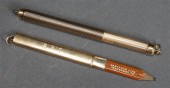 TWO 14-KARAT YELLOW-GOLD MOUNT
