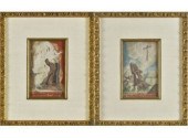 Two 16th C. paintings, "Antoni