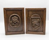 Two 17th Century carved panels