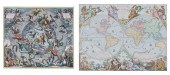 TWO 17TH CENTURY MAPS, ASTROLO