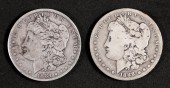TWO 1888 & 1884 MORGAN SILVER