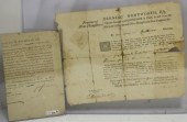 TWO 18TH C COMMISSION DOCUMENT