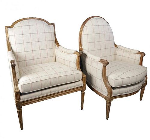 TWO 18TH C. FRENCH BERGERES,