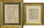 TWO 18TH C. VT MAPS, J. SCOTT