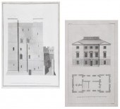 TWO 18TH CENTURY ARCHITECTURAL