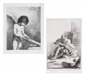 TWO 18TH CENTURY ETCHINGS AFTE