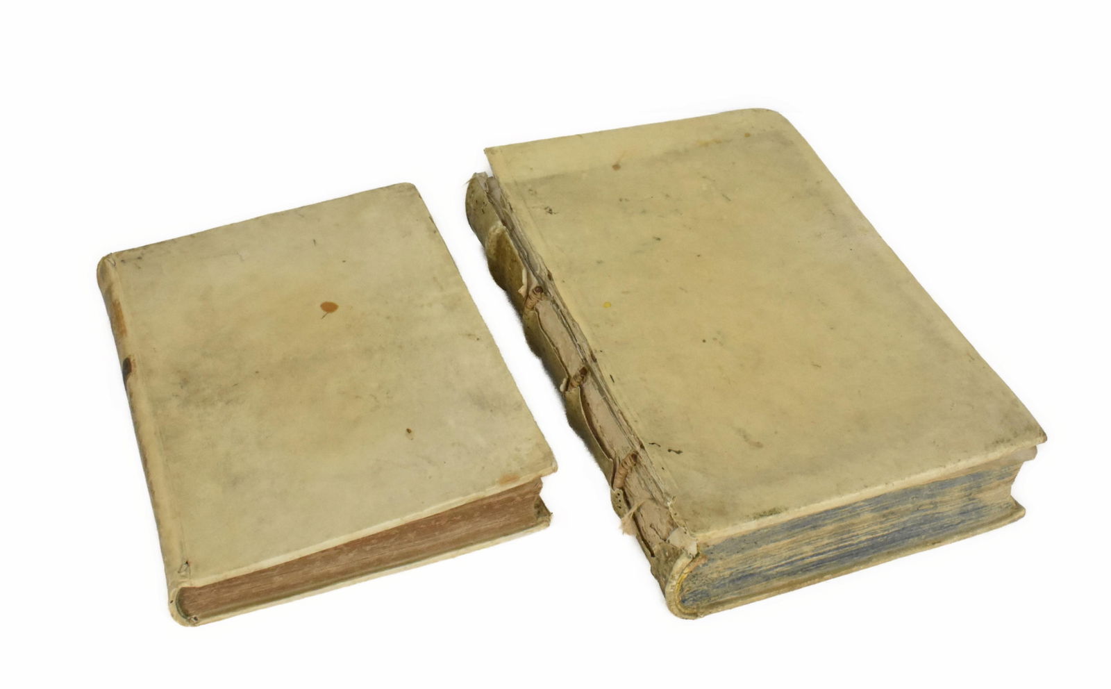 TWO 18TH CENTURY ITALIAN VELLUM