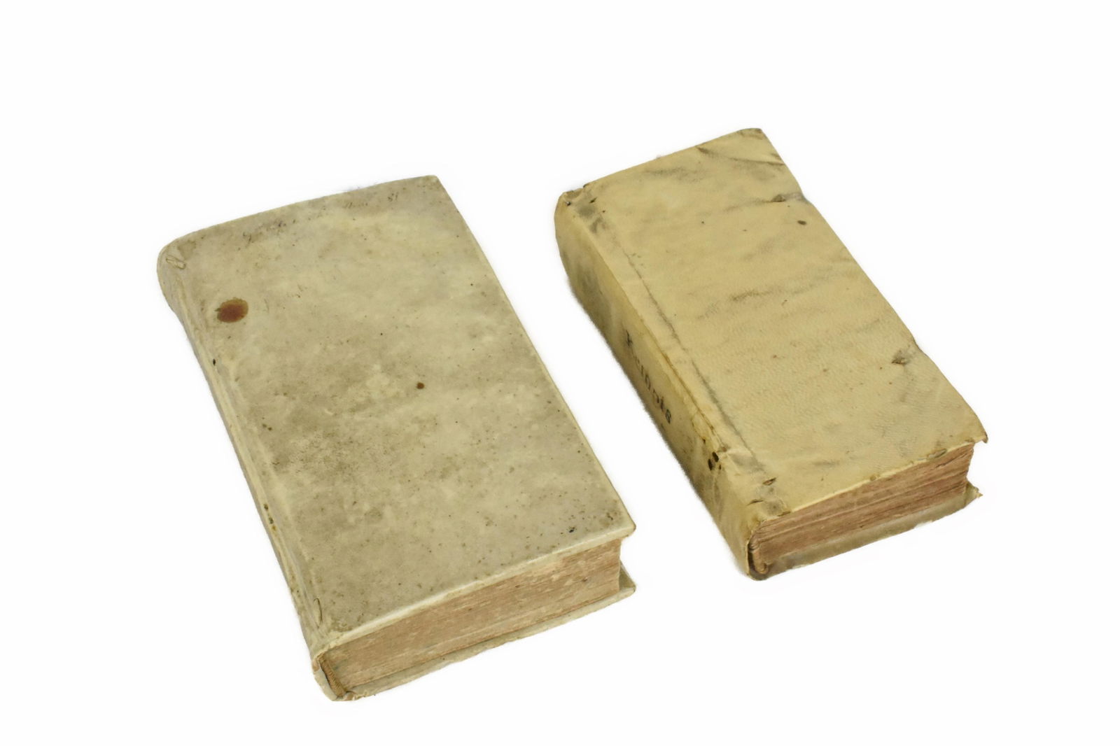 TWO 18TH CENTURY ITALIAN VELLUM