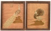 TWO 18TH CENTURY SILK NEEDLEWO