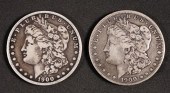 TWO 1900 MORGAN SILVER DOLLARS