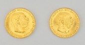 TWO 1915 AUSTRIAN GOLD 100 COR