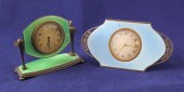 Two 1920's silver and guilloch