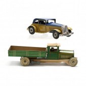 TWO 1930S TIN VEHICLES, ENGLAN
