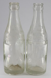 TWO 1952 STAR SODA WATER BOTTL