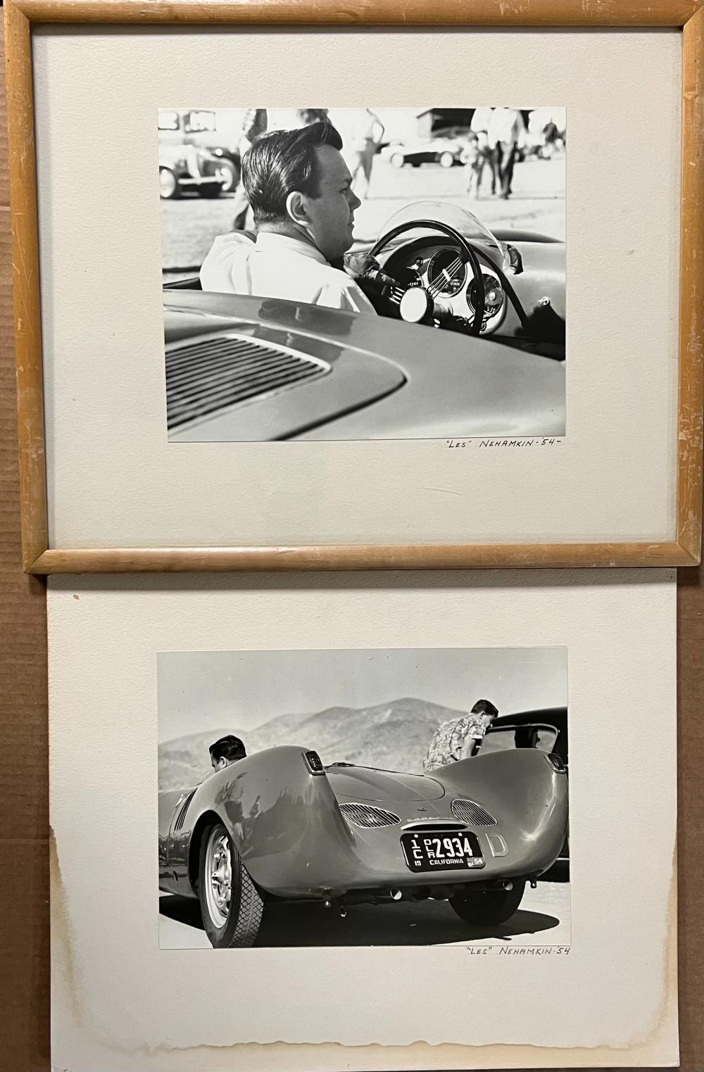 TWO 1954 PHOTOS OF VON NEUMANN IN