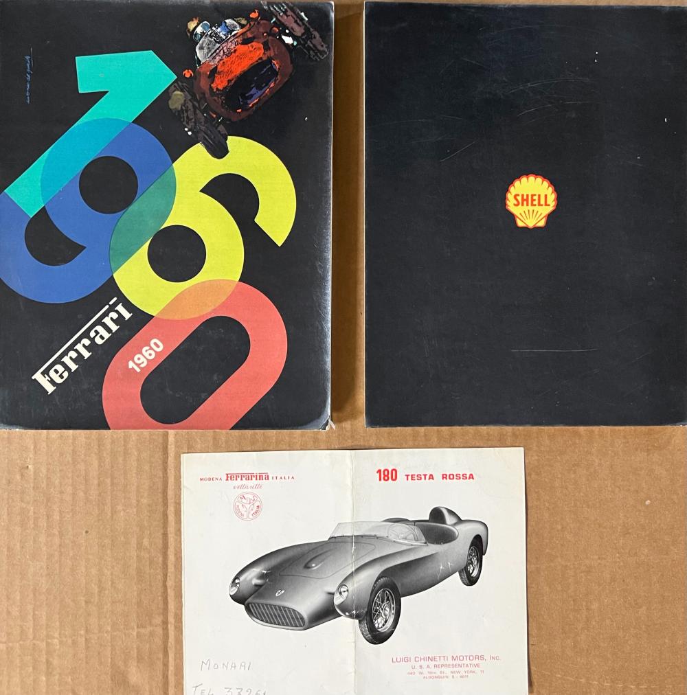 TWO 1960 ERA FERRARI ITEMS - 1960