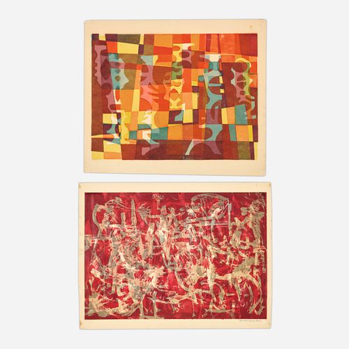 TWO 1960S COLOR LITHOGRAPHSTwo