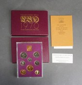 TWO 1970 COINAGE OF GREAT BRIT