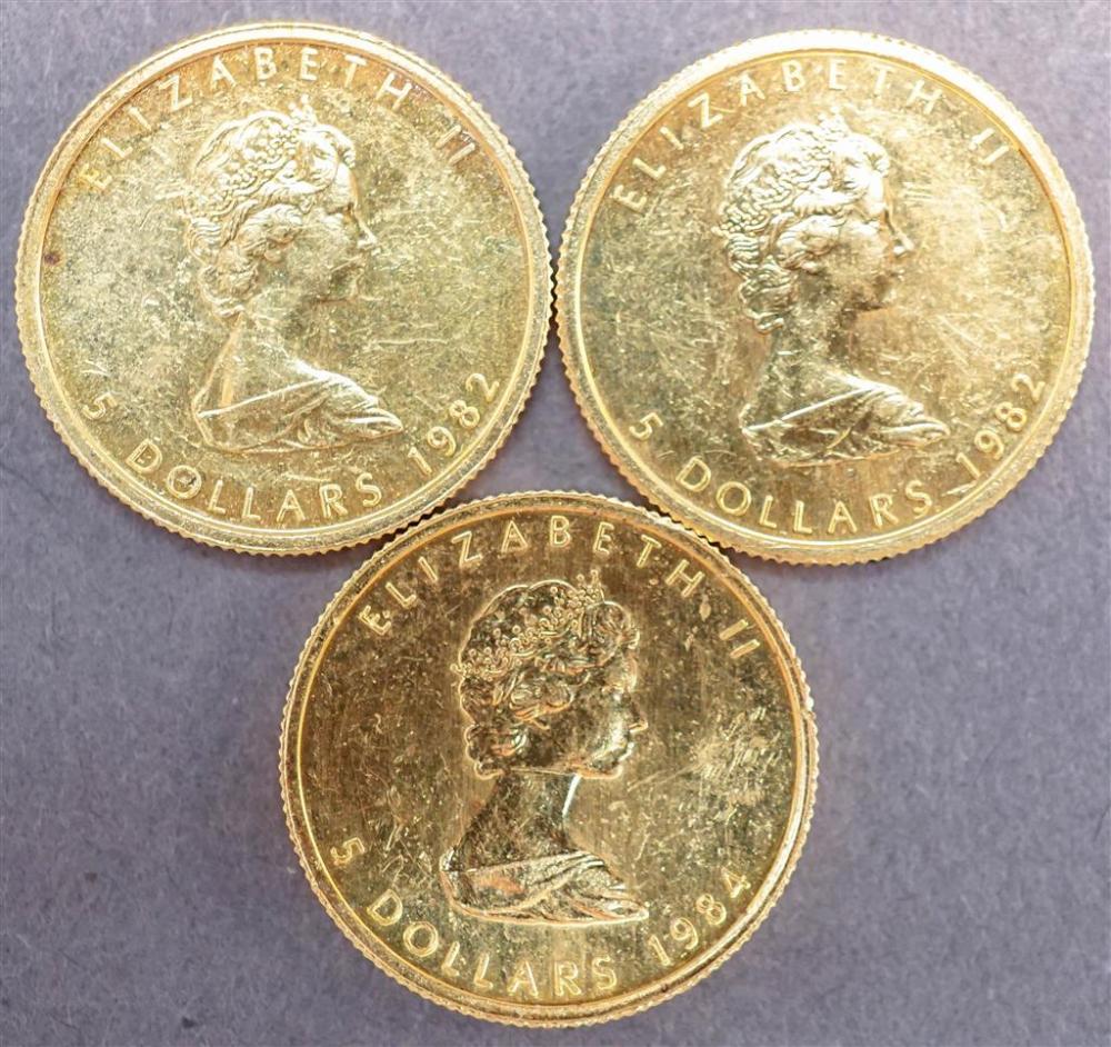 TWO 1982 AND ONE 1984 CANADIAN