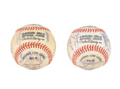 TWO 1982 L.A. DODGERS TEAM SIG