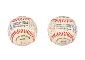 TWO 1982 L.A. DODGERS TEAM SIG
