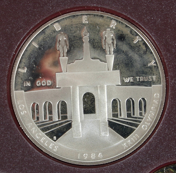 Two 1984 US Mint Olympic Prestige 6
