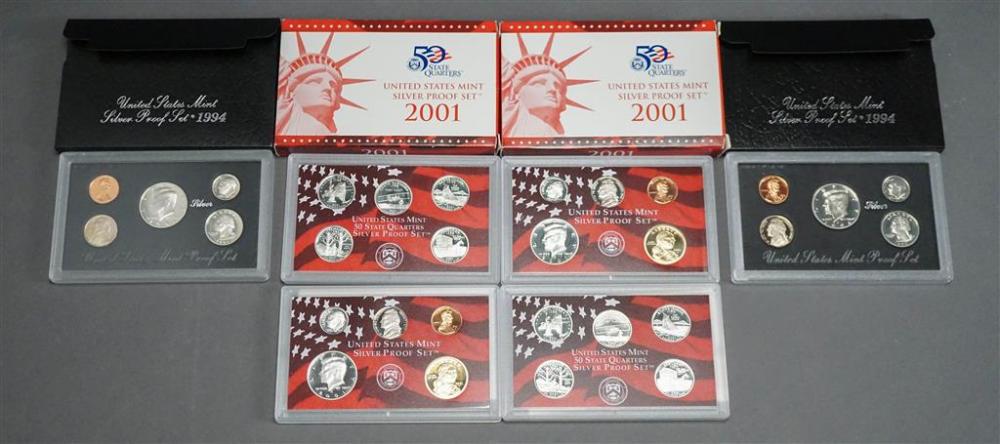 TWO 1994 U.S. MINT SILVER PROOF
