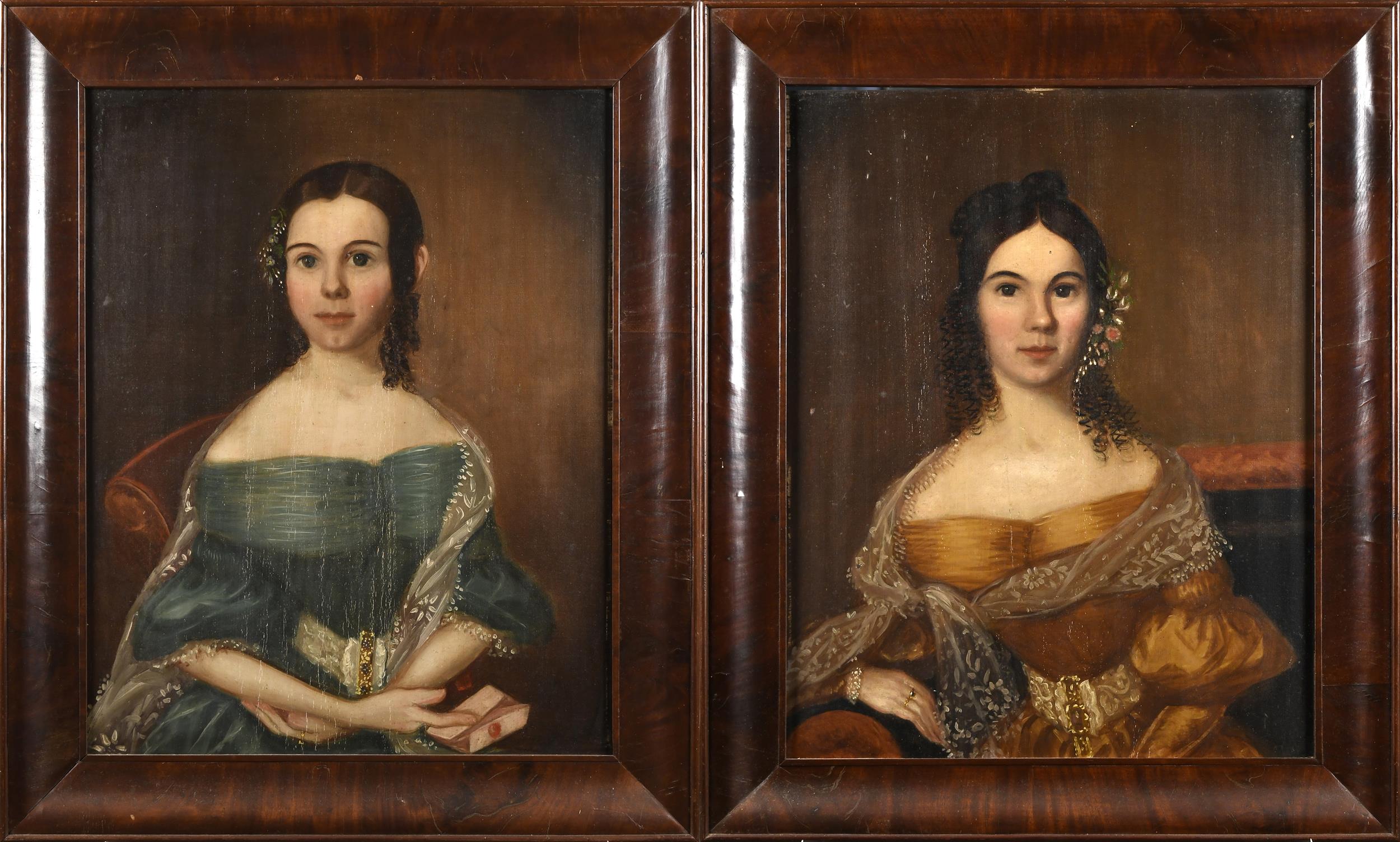 TWO 19TH C. AMERICAN SCHOOL