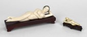 TWO 19TH C. BONE DOCTORS MODEL