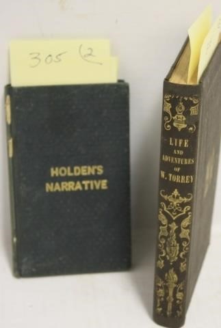 TWO 19TH C BOOKS RELATED TO WHALING