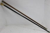 TWO 19TH C CANES RELATED TO MA