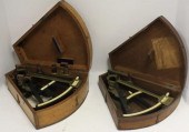 TWO 19TH C CASED SEXTANTS TO I
